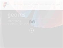 Tablet Screenshot of geores.it